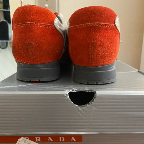 Prada red suede sneakers - Picture 3 of 3